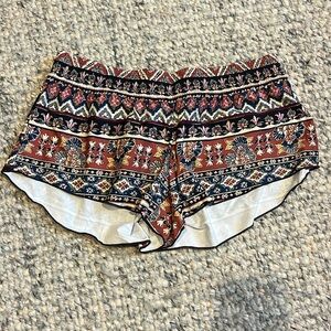Billabong silk like shorts size medium